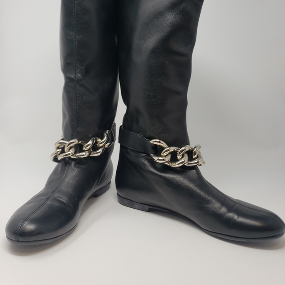 Giuseppe Zanotti Black Leather Calf Boots - Picture 1 of 14